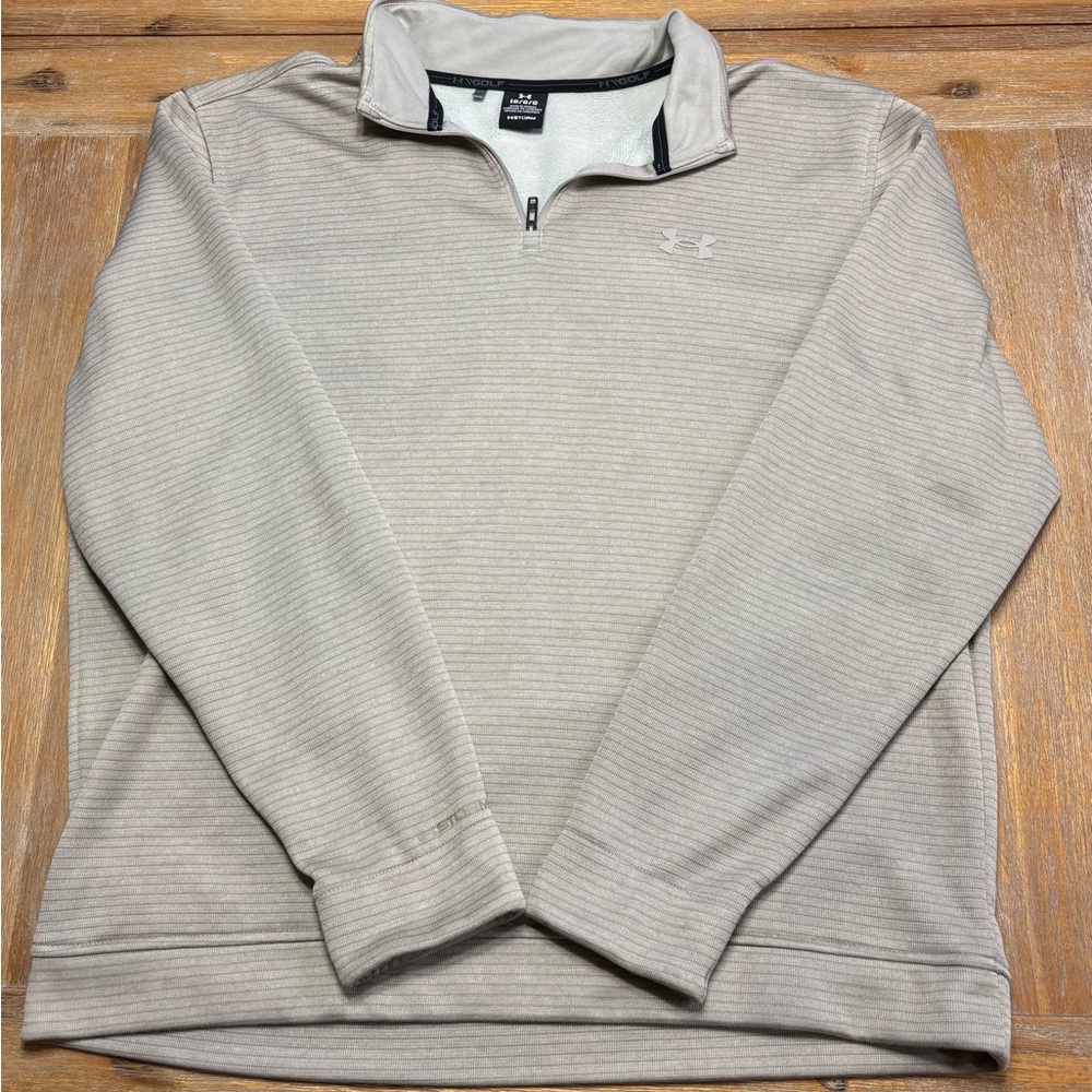 Under Armour Men's Tan Zip-Up Sweater